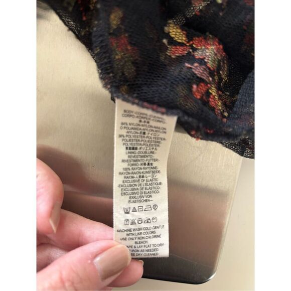 Free People Dottie Lace Off Shoulder Flutter Sleeve Top Womens Size XS - Picture 3 of 12